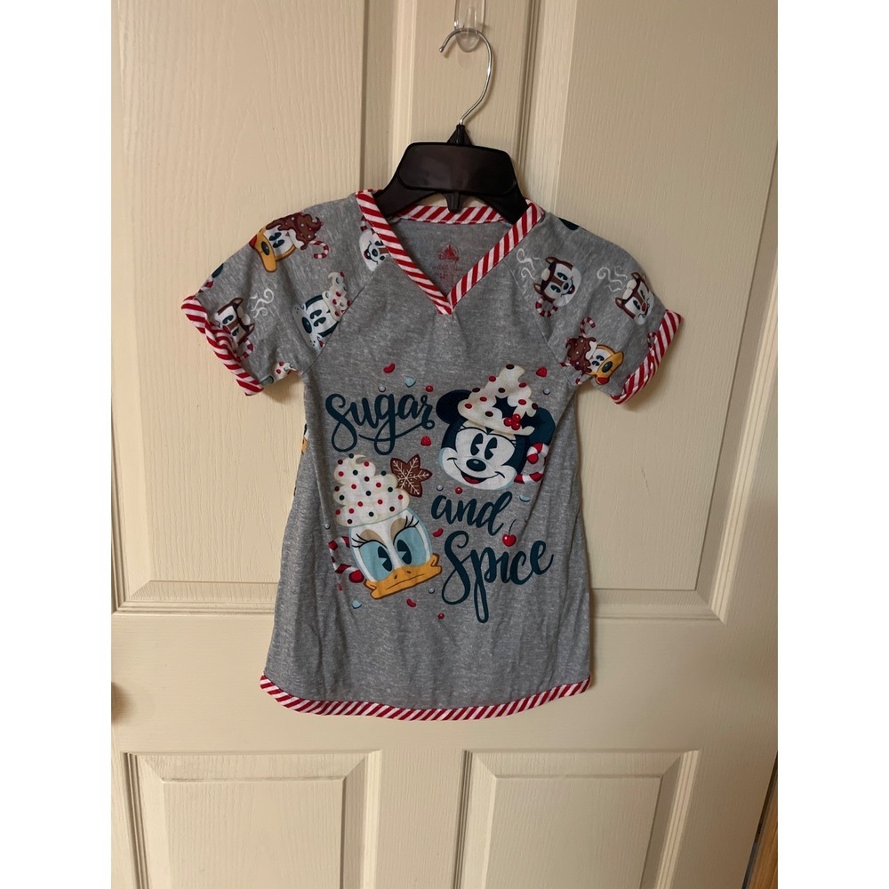 Disney‎ Parks Girls Nightgown Christmas Holiday Size  4T